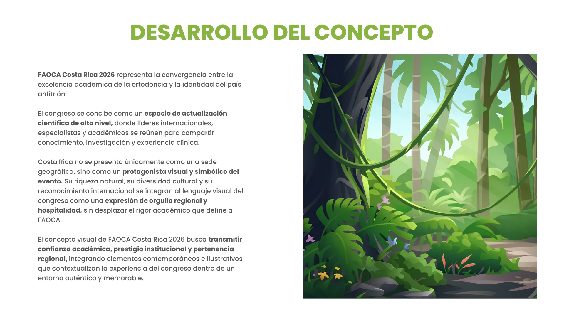 Libro de marca de FAOCA 2026: desarrollo del concepto
