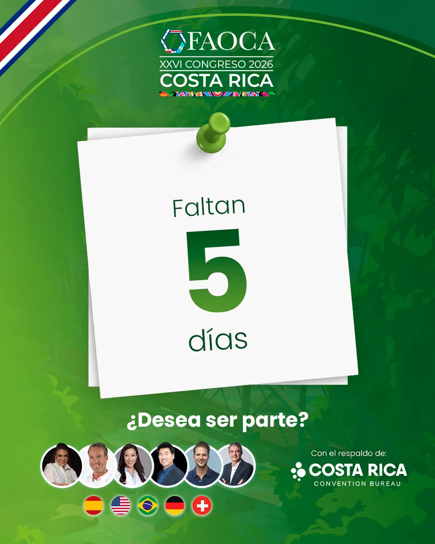 Cuenta regresiva de FAOCA 2026: faltan 5 días. ¿Desea ser parte?