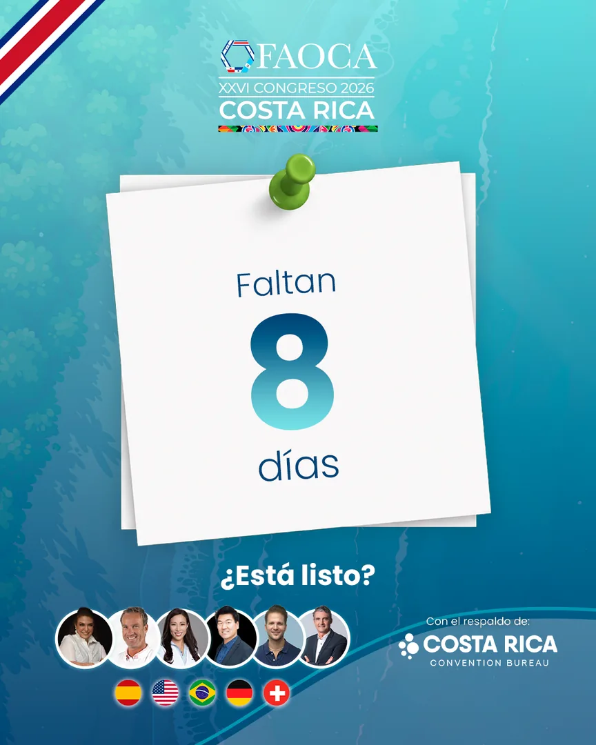 Cuenta regresiva de FAOCA 2026: faltan 8 días. ¿Está listo?