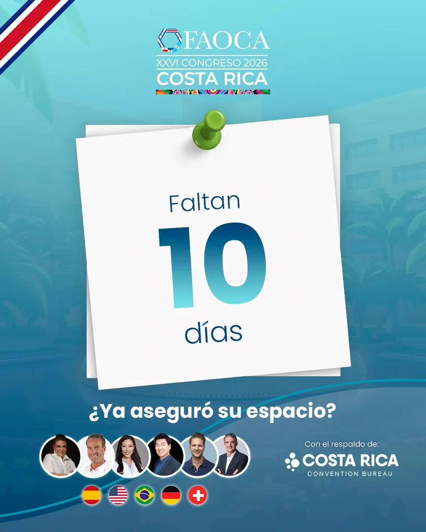 Cuenta regresiva de FAOCA 2026: faltan 10 días. ¿Ya aseguró su espacio?