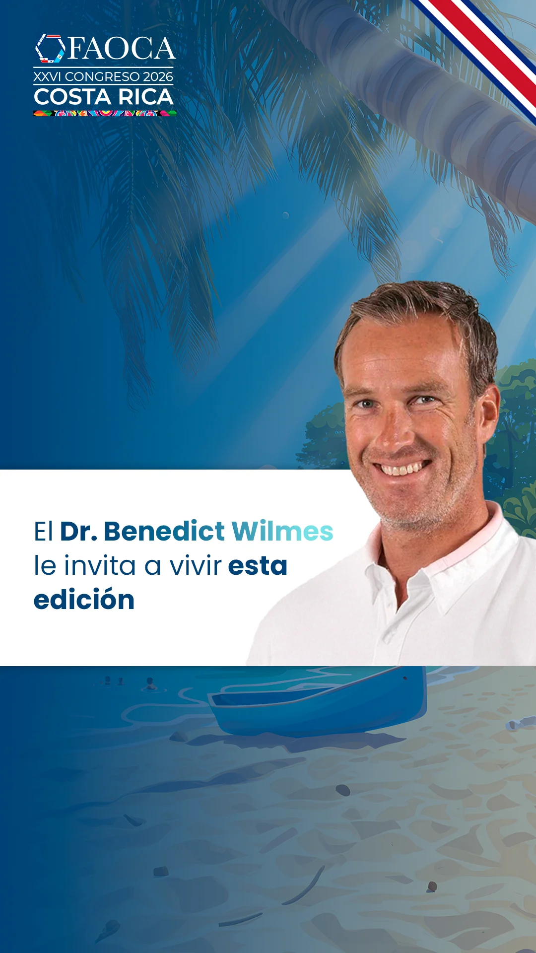 Portada del reel del Dr. Benedict Wilmes: le invita a vivir esta edición